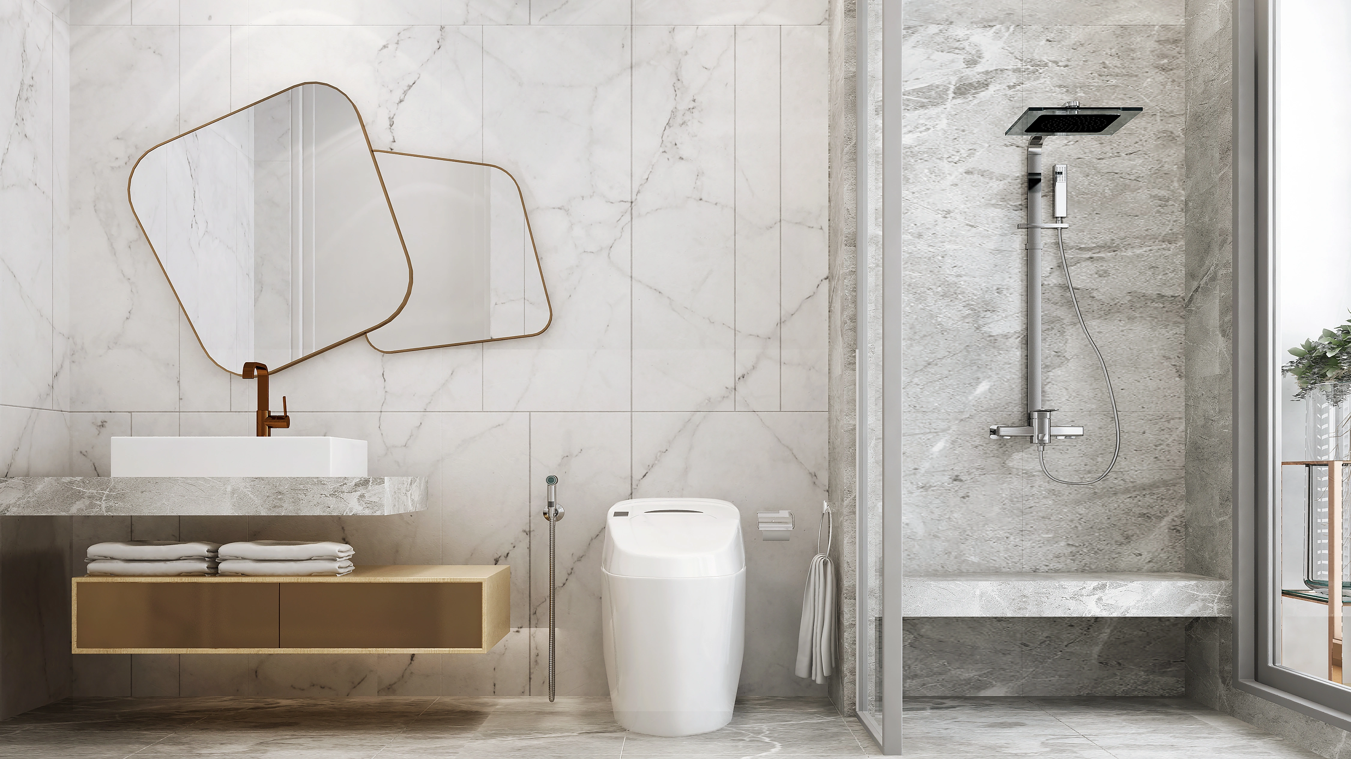 Modern bathroom trends