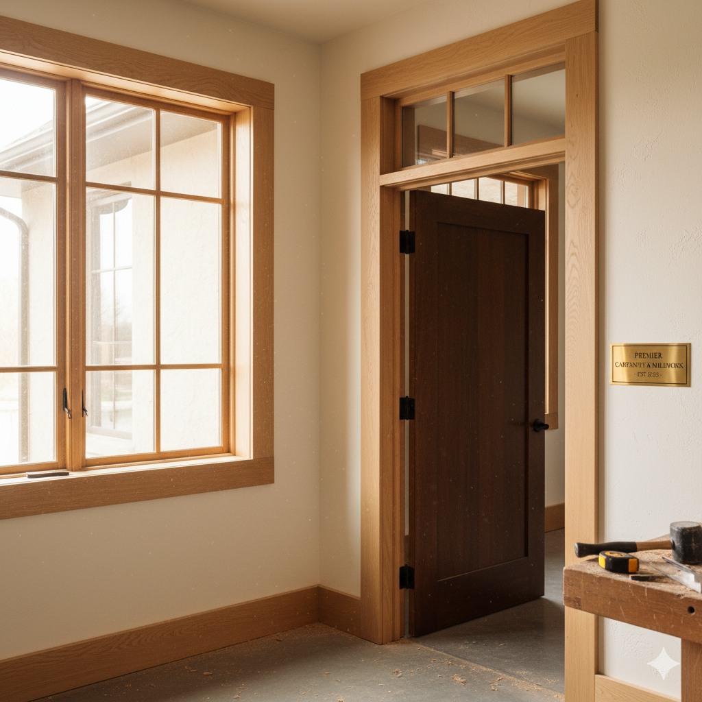 Door and window casing carpentry