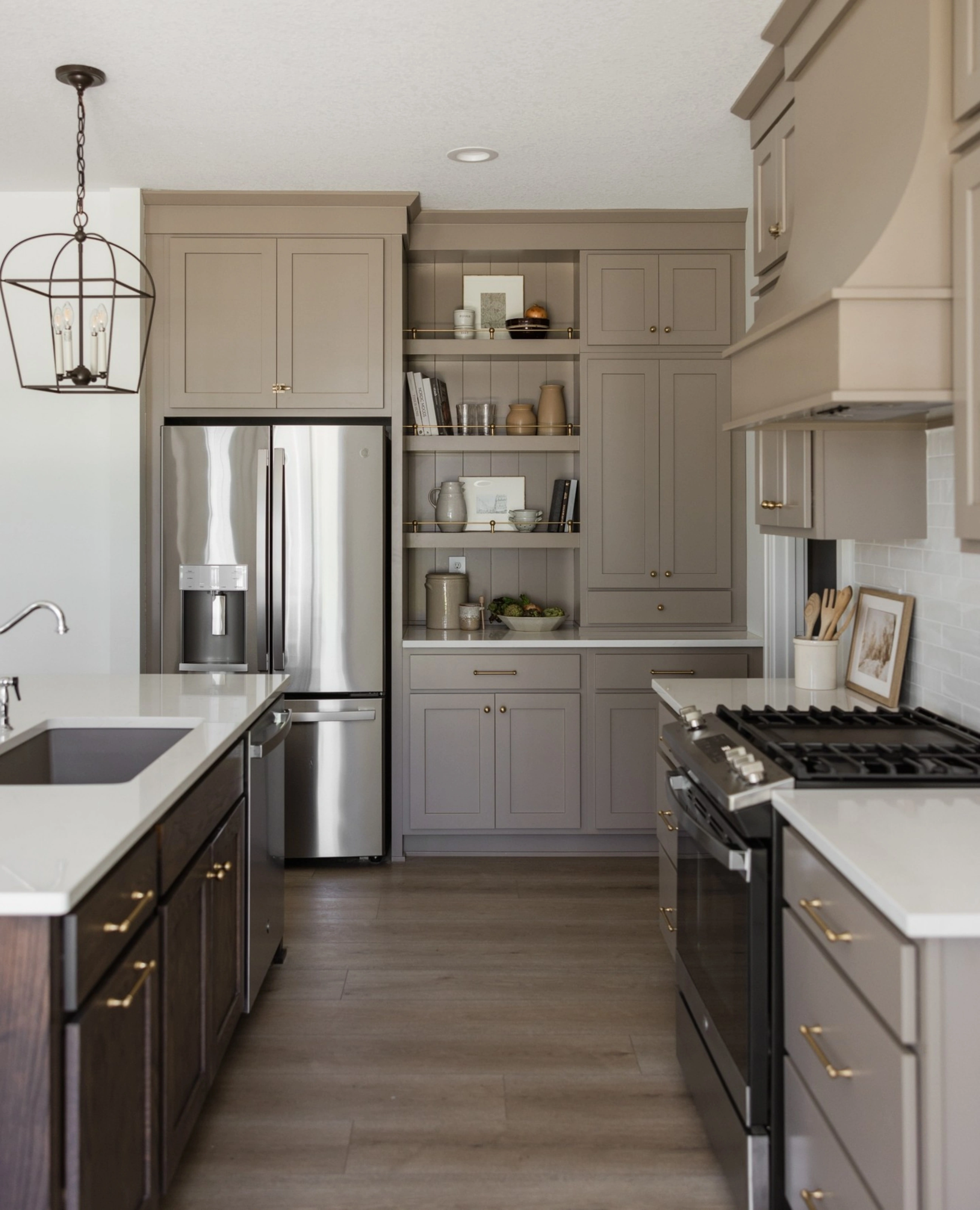 Detail of custom joinery and cabinet fronts