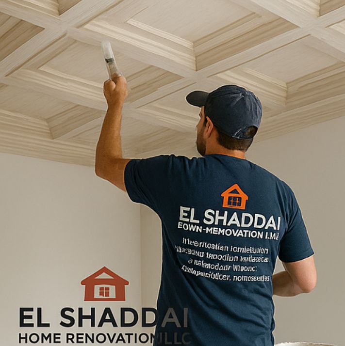 Completed laminate flooring installation project