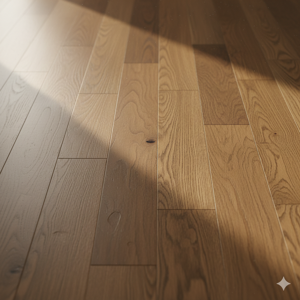 Oak hardwood flooring